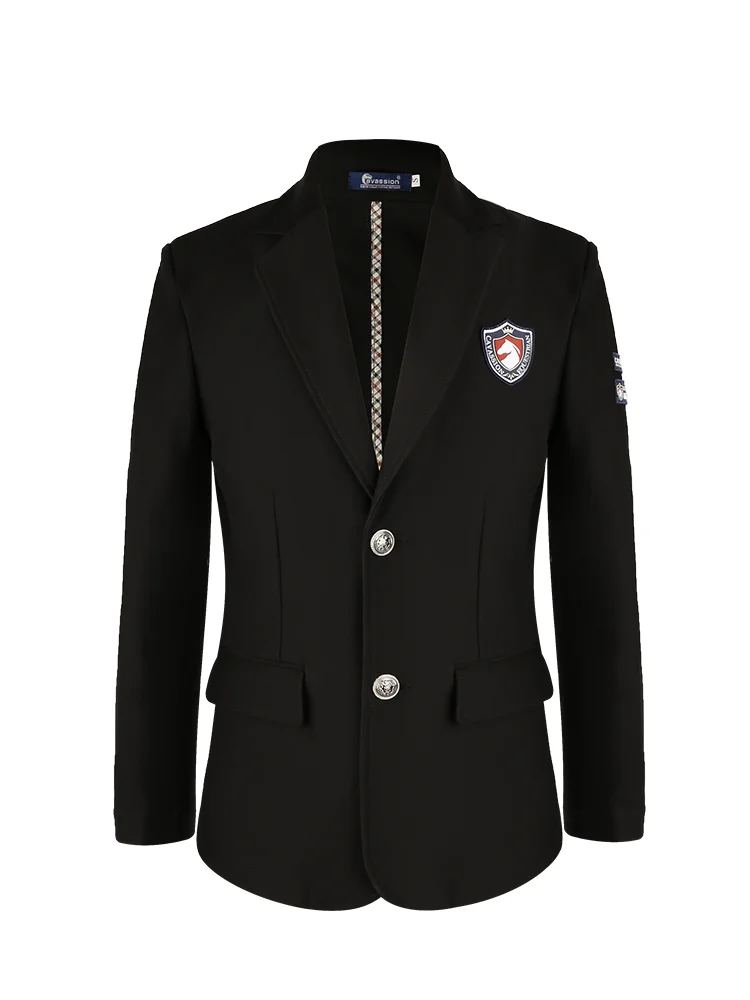 Knitted stretch riding suit for men horse riding equestrian  8102511 5