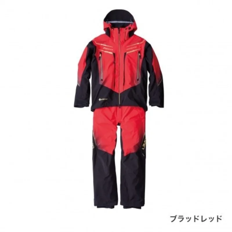 고밀도 하루 종일 방수 얇은 재킷, 낚시 후드 재킷, 긴 바지, GORE-TEX 바위 낚시 투피스 수트, 2023 RA-112U 