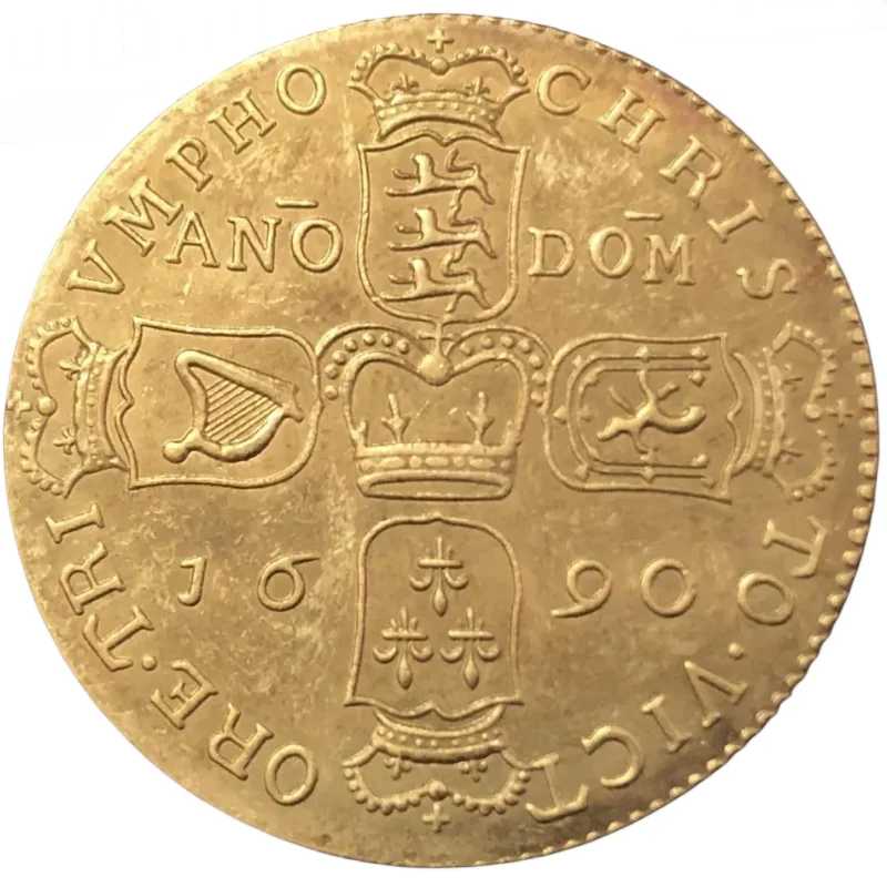 

1690 Ireland 1 Crown-James II Brass Metal Copy Coin