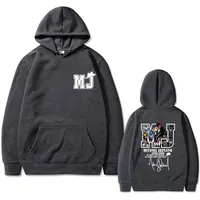 Classic Vintage Michael Jackson Graphic Print Hoodie Men Women Hip Hop Punk Rock Pullover Unisex Casual Oversized Streetwear 2