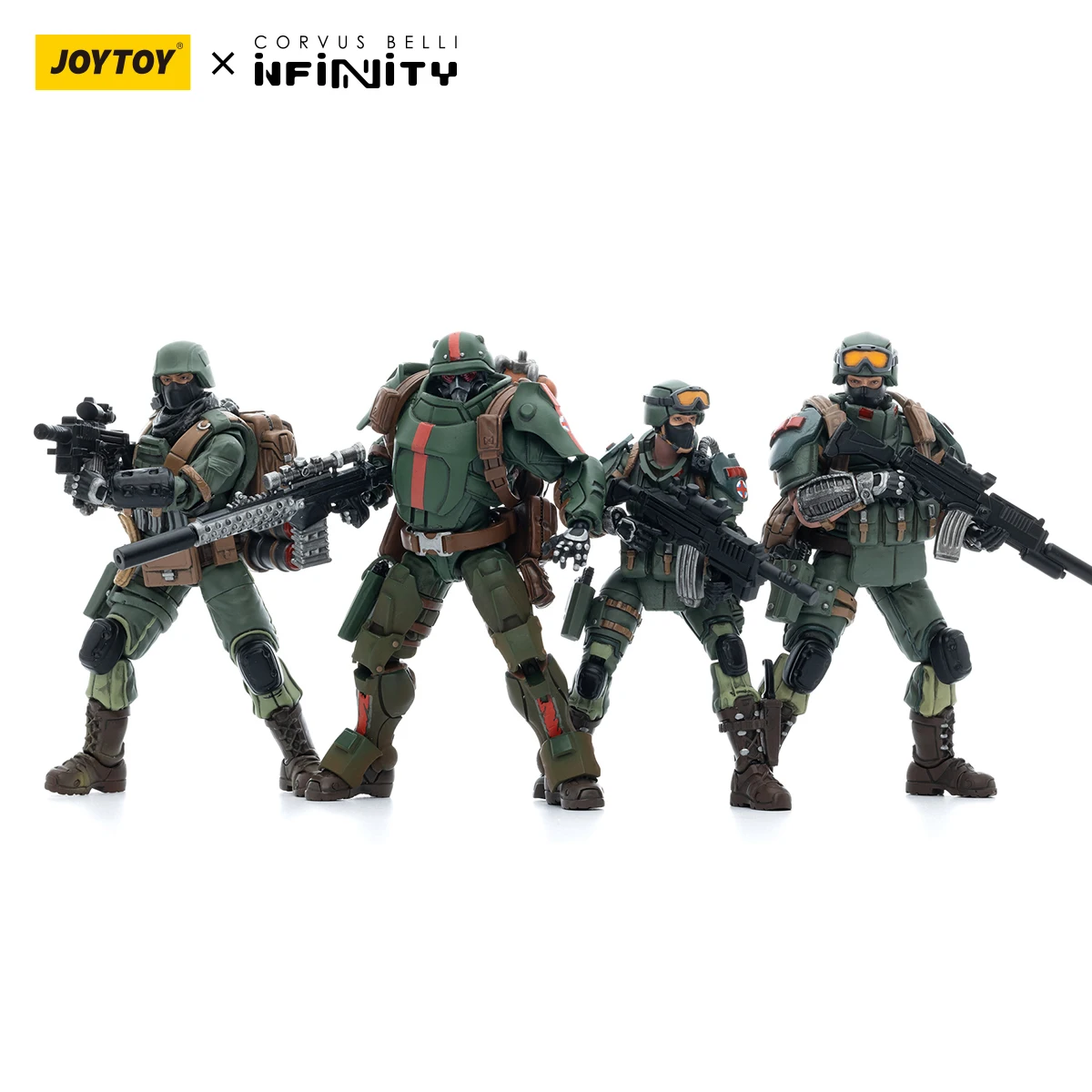 

JOYTOY Infinity 1/18 Action Figures Anime 10.4cm Ariadna Frontoviks Separate Assault Batallion Collection Model Toys
