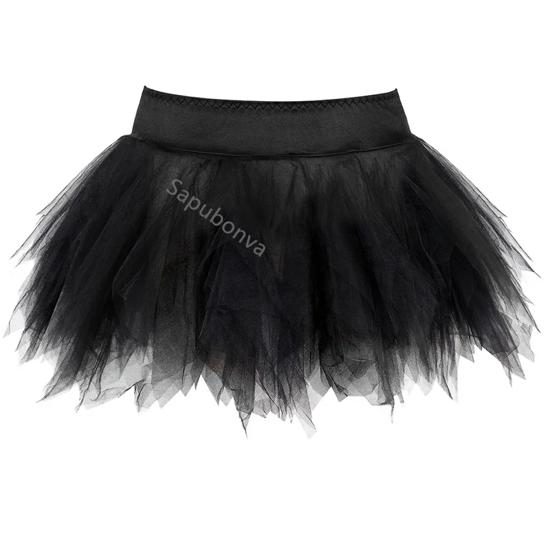 

Skirts for Women Tutu Fairy Tulle Mini Skirt Party Pleated Puffy Adult Plus Size Sexy Fashion Matching Corset Vintage Jupe Falda