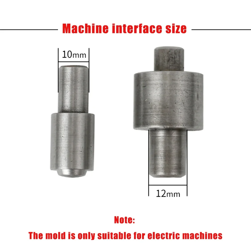 Electric Metal Grommets Eyelets Tool Dies 20-40mm Mold Eyelets Punch Die for Curtain Tent Shoes Box