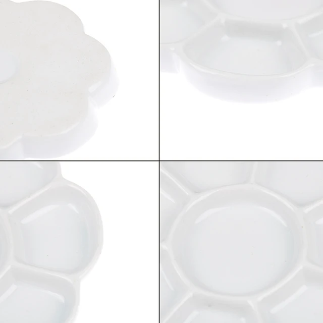 1 Db Kerámia Művész Művészeti Kellékek Pigment Tálca Akvarell Gouache Paletta - Image 6