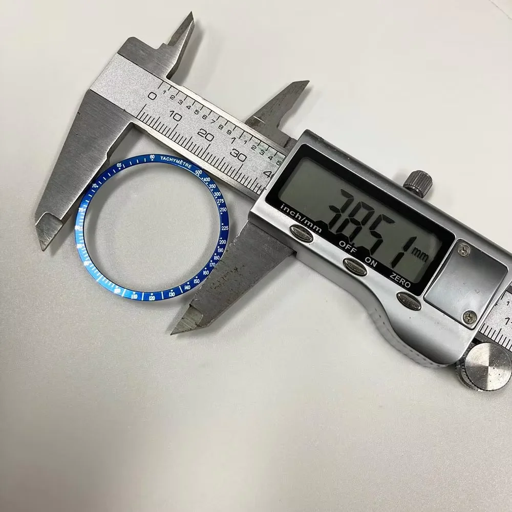 38.5 مللي متر * 34.2 مللي متر ساعة ألومنيوم الحافة...