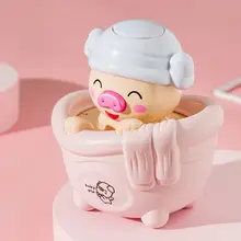 

Children's bath toys, baby playing in water, piggy shower, baby shower, small clouds, clouds and rain 4-6y Animal Unisex