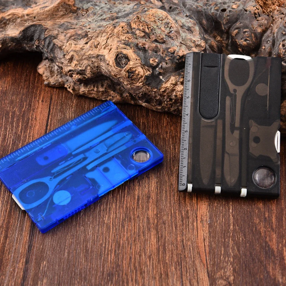 Description Picture 4 of itemMini Pocket Credit Card Portable Multi Tools Outdoor Survival Camping Equipment 1 Box Portable Hiking Card Tools Gear