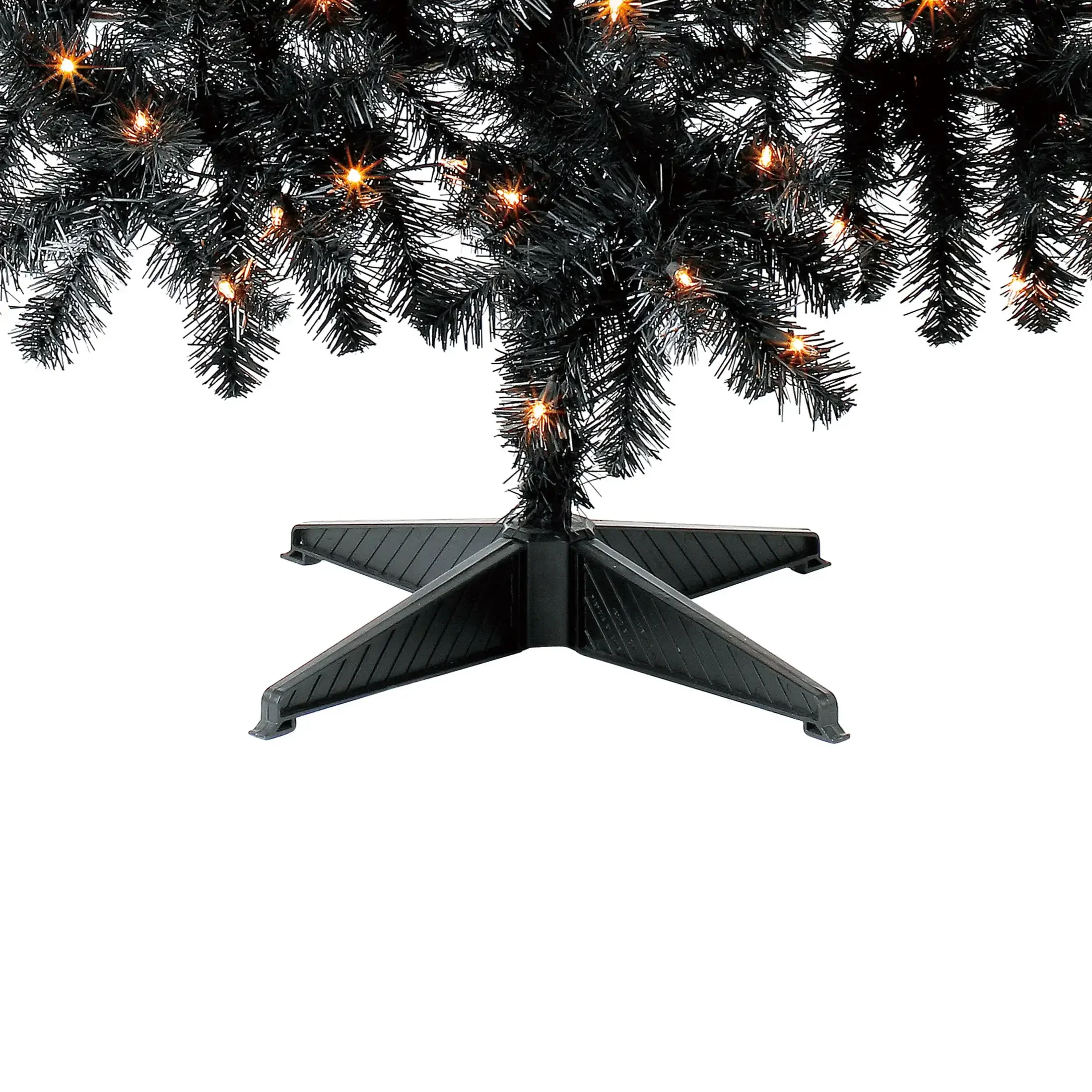 6.5ft PreLit Madison Pine Black Artificial Christmas Tree Make and Shop