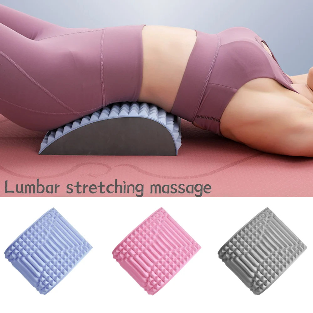 Back Stretcher Pillow Neck Lumbar Support Massager for Neck Waist Back Herniated Disc Pain Relief Massage Relaxation Tools