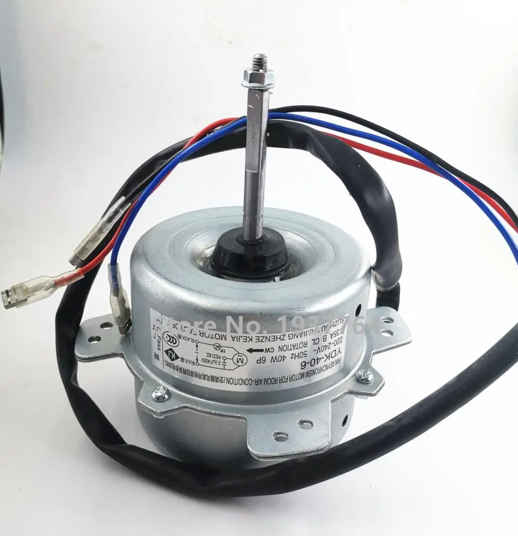 new for air conditioner motor YDK-40-6 YDK40-6 YDK-25-6 YDK-40-6=YDK-25-6 40W motor part good working
