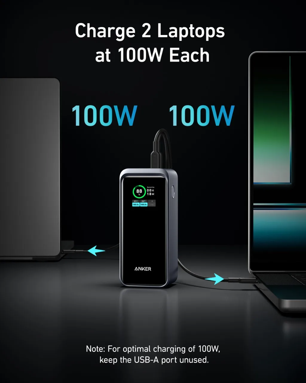 Anker Prime 735 Power Bank 20000mAh 200W 20K Portable Charger