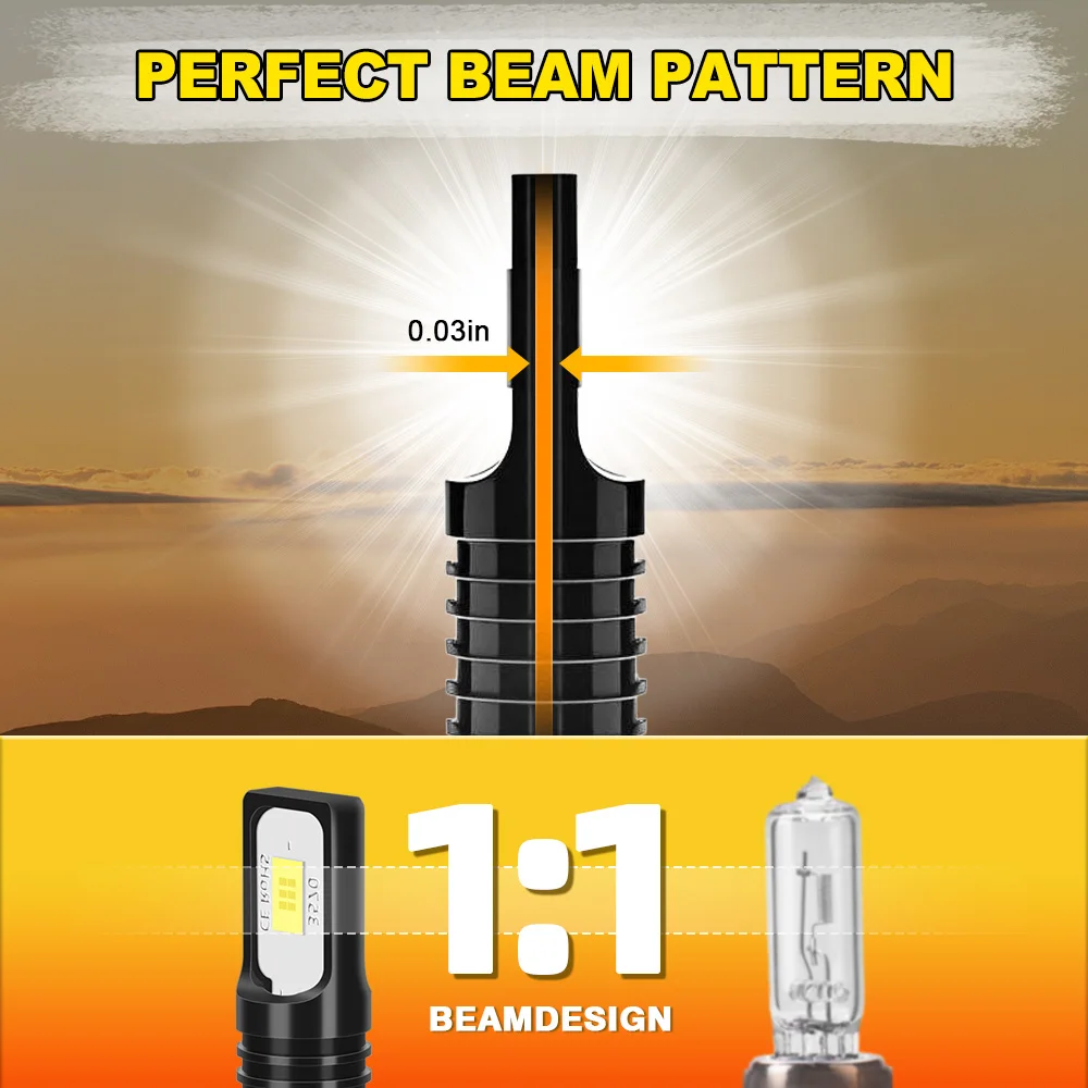 880 LED 자동차 안개등 20000LM 90W 고출력 6000K 흰색 자동 안개 램프 닷지 다코타 1997 1998 1999 2000 2001 2002 2003 2004