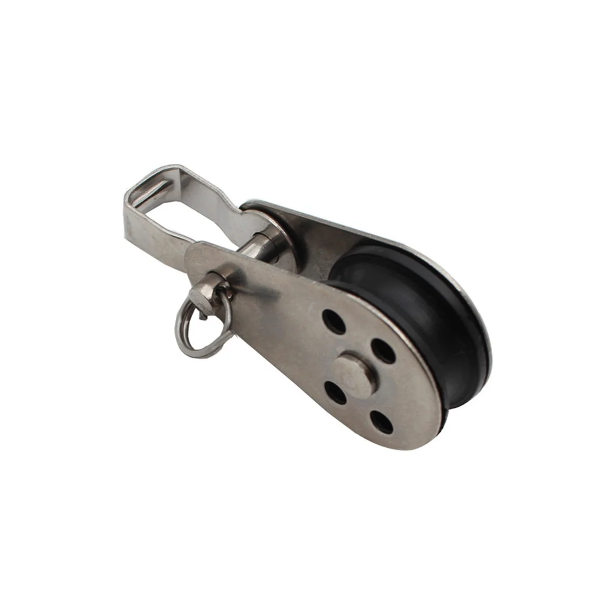 

5Pcs Stainless Steel Pulley Nylon Rope Pulley Yacht Sailing Pulley 316 Pulley for Kayak Canoe Boat