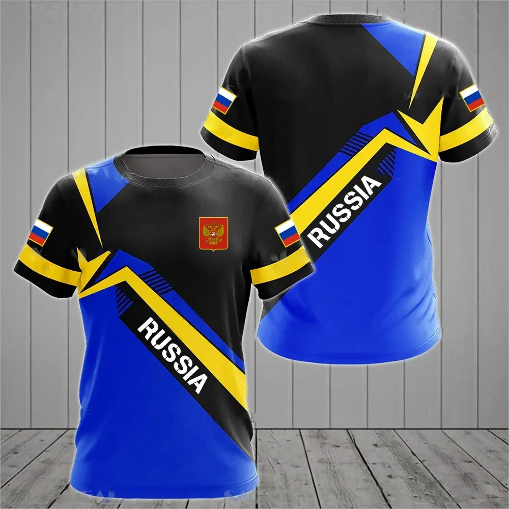 

Футболка Y2k мужская оверсайз с принтом, Повседневная рубашка с коротким рукавом, круглым вырезом, с принтом российского флага, уличная одежда в стиле унисекс, лето