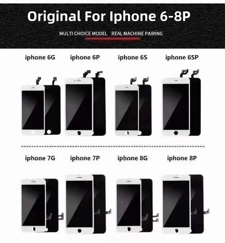 Grado Aaa +++ Lcd Originale Ricondizionato Lcd Per Iphone 6 6S 6P 6Sp 7 7P 8 8 Plus Lcd Ricondizionato Sostituzione Display Rinnovato