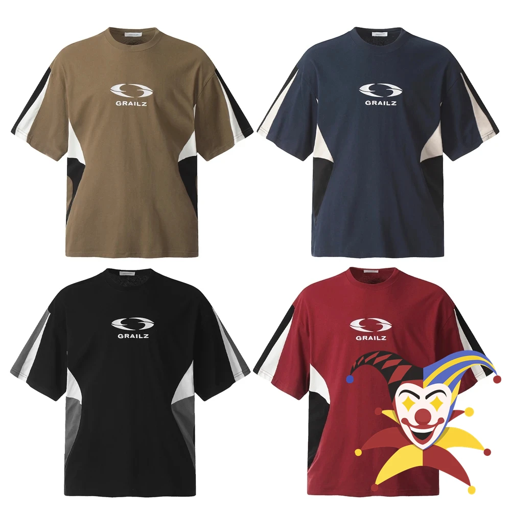 

2024ss PROJECT G/R GRAILZ футболка для мужчин и женщин высокое качество пэчворк Винтажная Футболка Топ