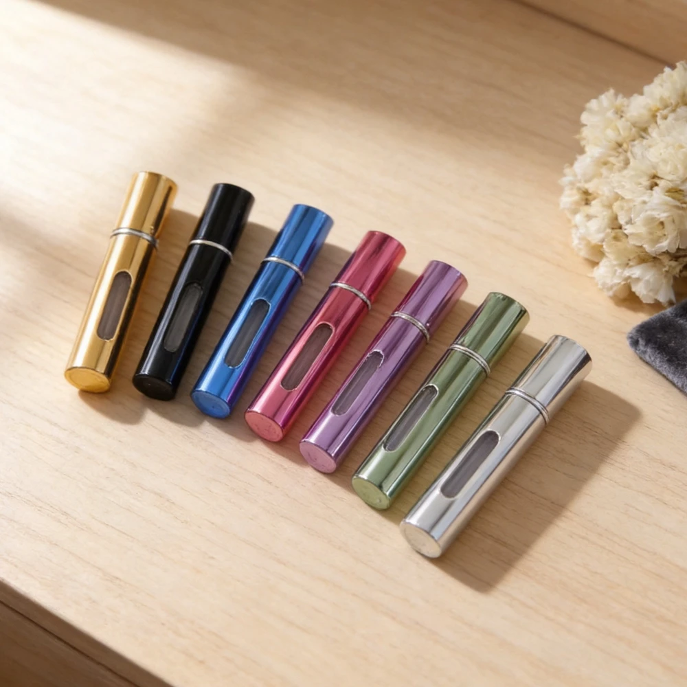 10ml Portable Refillable Aluminum Perfume Atomizer Spray Bottle