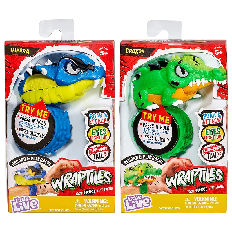 OriginalLittleLivePetsWraptilesCroxorTalkingToysCrocodilePets