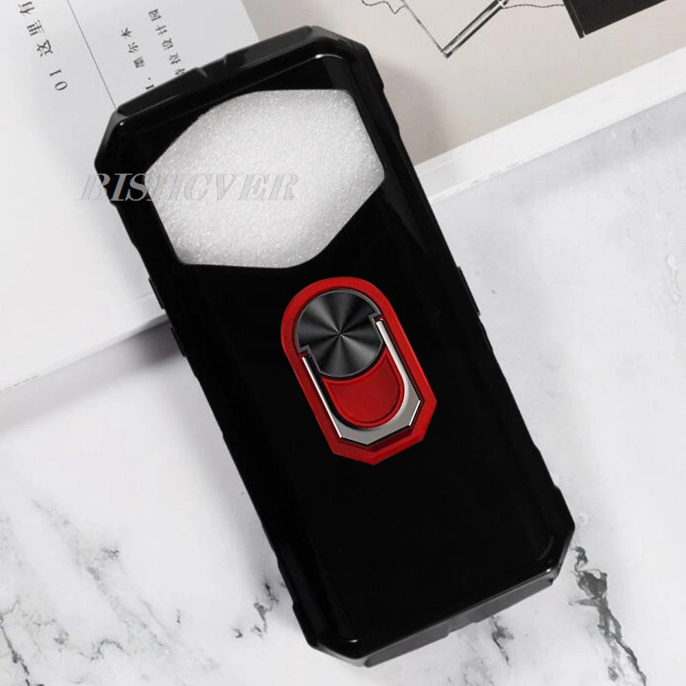 Doogee S Punk 6.58 Back Ring Holder Silicone Phone Case
