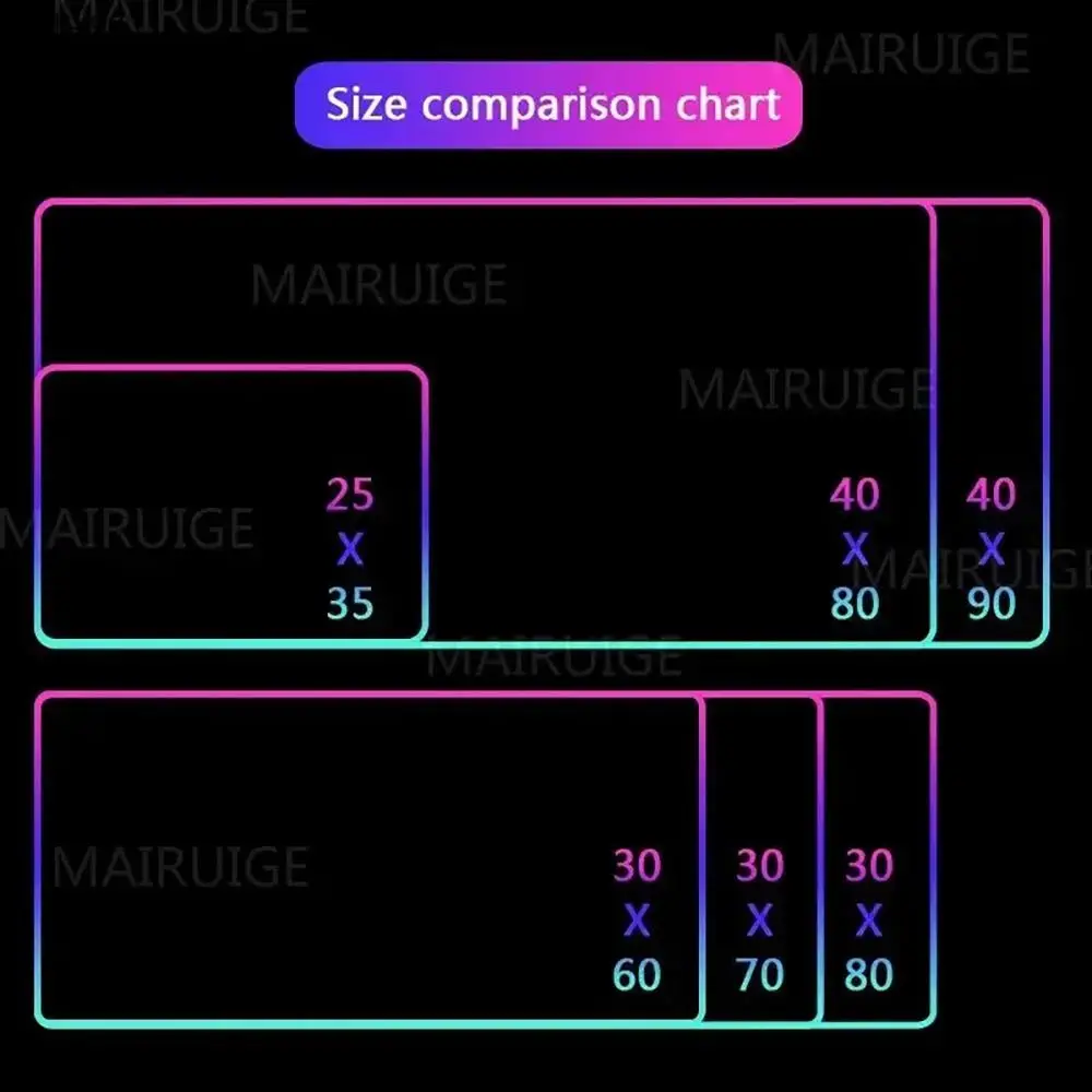 CSGO Theme Anime Mouse Pad XXL RGB Gaming Mouse Pad Gamer Accessories Large LED Light Mousepad PC Computer Desk Mat with Backlit