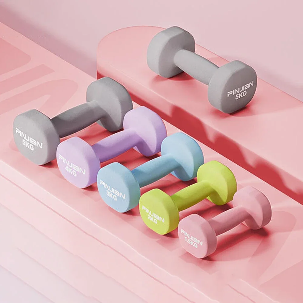 Neoprene Dumbbell Fitness Equipment Arm Muscle Training Cast Iron Hand Gym Yoga Exercise Bodybuilding Weights Workout Weight