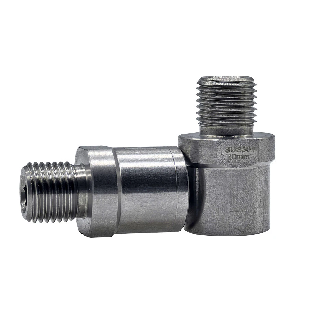 Bicycle Pedal Adapters 9/16 Inch Pedals 1/2 Inch Stainless Steel Footrest Pedal Cranks Converter