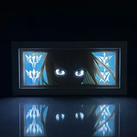 Paper Cut Light Box Saber Fate Stay Night Anime Led Light for Bedroom Decoration Desk Lightbox Birthday Gift Manga Table Lamps 2