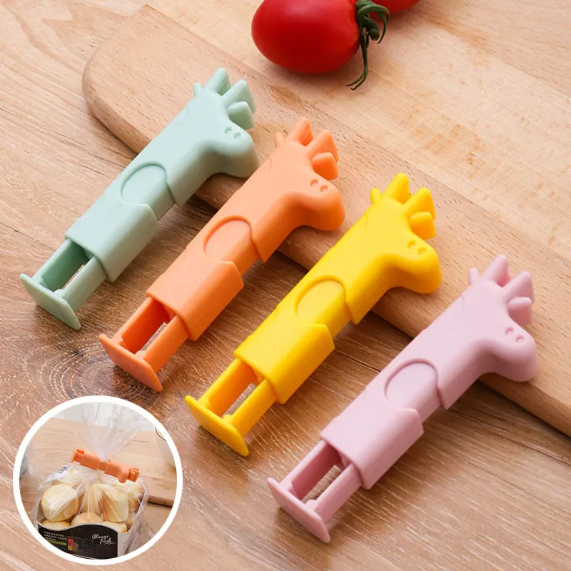 

Kitchen Food Sealing Clip Portable Moisture-proof Snack Fresh-keeping Plastic Bag Convenient Sealing Clip Storage Clip New