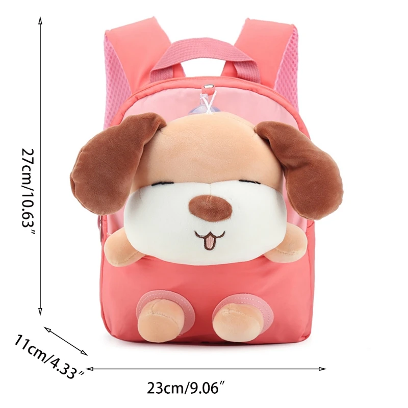 Dog Student School Backpack Cartoon Mini Schoolbag Kindergarten for Doll