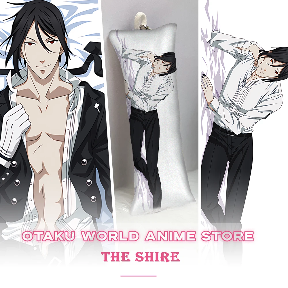 

Black Butler The Shire Dakimakura Anime Otaku 2-Side Printed Decor Hugging Body Cute Pillowcase Cushion Pillow Cover
