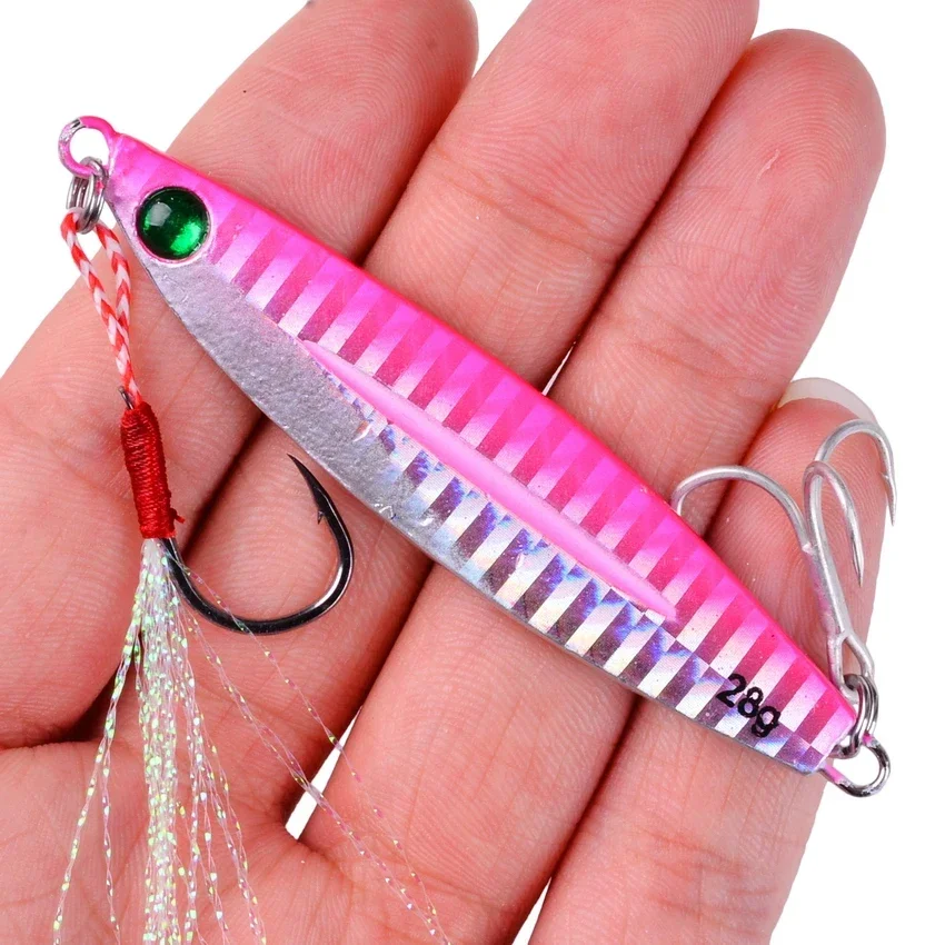 Aorace 1Pcs Metal Cast Jig Spoon 7g 10g 14g 17g 21g 28g 40g 60g Casting Jigging Fish Sea Bass Fishing Lure Tackle