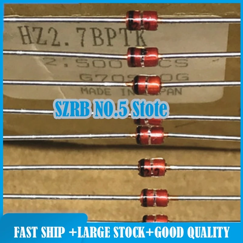 50개/묶음 1N5245 1SS177-TPA7 1N4763A 1N965B DO35 HZ2.7BP 칩 전자 신제품