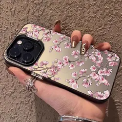 Custodia in silicone ammortizzata con motivo Sakura per Honor Smart Series