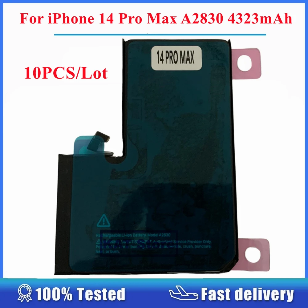 

10 шт./партия, запасные части для iPhone 14 Pro Max A2830 3,86 в 4323 мАч