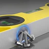 Torpedo Style Level Ruler High Precision Solid Cast Aluminum Magnetic Horizontal Ruler Industrial Grade Anti Drop Balance Ruler 4