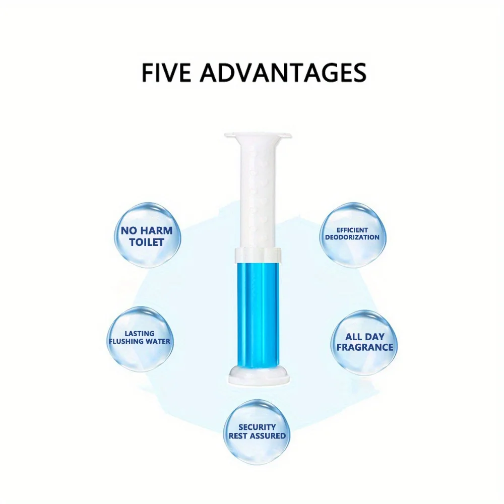 Toilet Cleaner Gel Deodorant Air Freshener Aromatic Flower Needle Detergent Flower Toilet Fragrance Deodorant Cleaning Tool 3PCS Toilet Cleaner Gel Toilet Cleaner