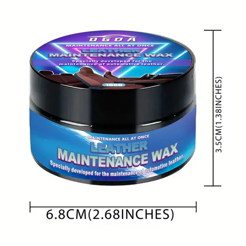 Exclusive for cross-border Interior Renovation Wax Leather Seat Treatment Oil Leather Decontamination Maintenance Eyelash Growth 5