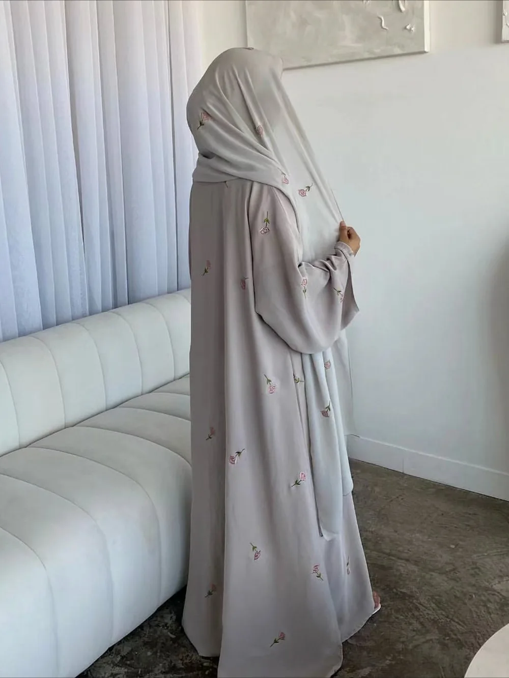 عباية للنساء فساتين جلابية مطرزة رمضان عيد مسلم ال...