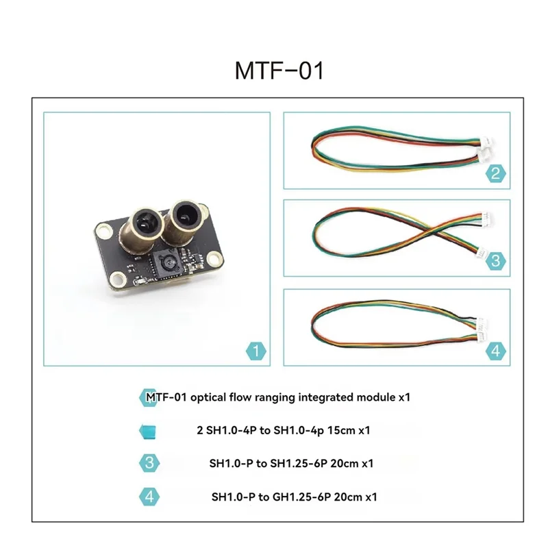 Leading-MTF-01 Micoair 광학 흐름 및 Lidar 센서 모듈 PX4용 UAV 포지셔닝 모듈