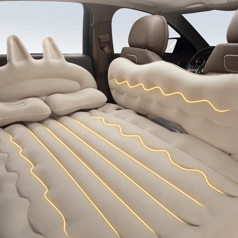 Inflatable air bed car sleeping mattress 16 Styles Car Inflatable Air Mattress Bed Soft Comfortable Travel Bed Pad Car Auto SUV Trunk Vehicle-Mounted Mattress Universal