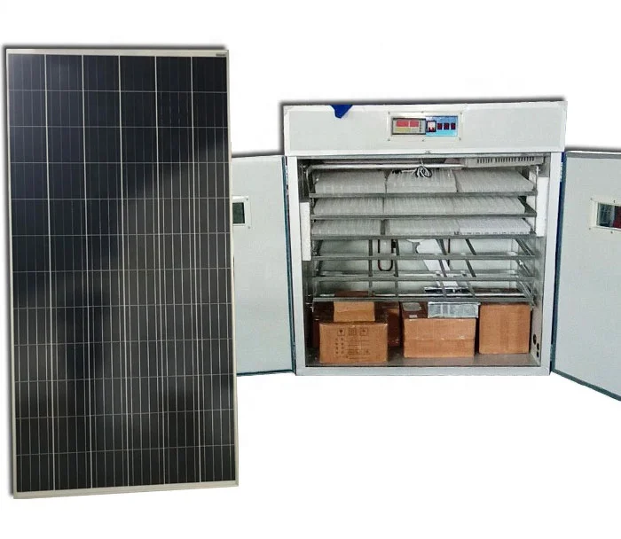 

Solar Power Frequency 50-60HZ Thermostat Solar Power Poultry Egg Incubator Fully Automatic Hatching Machine Eggs