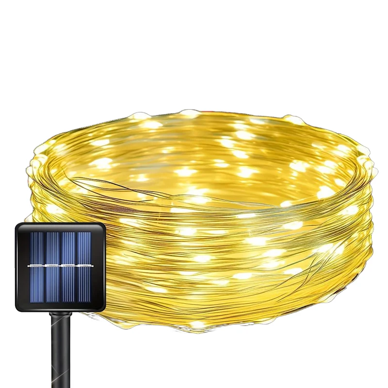 ตัวเลือกสินค้า ไฟโซลาร์ LED สายยาว กันน้ำ 8 โหมด