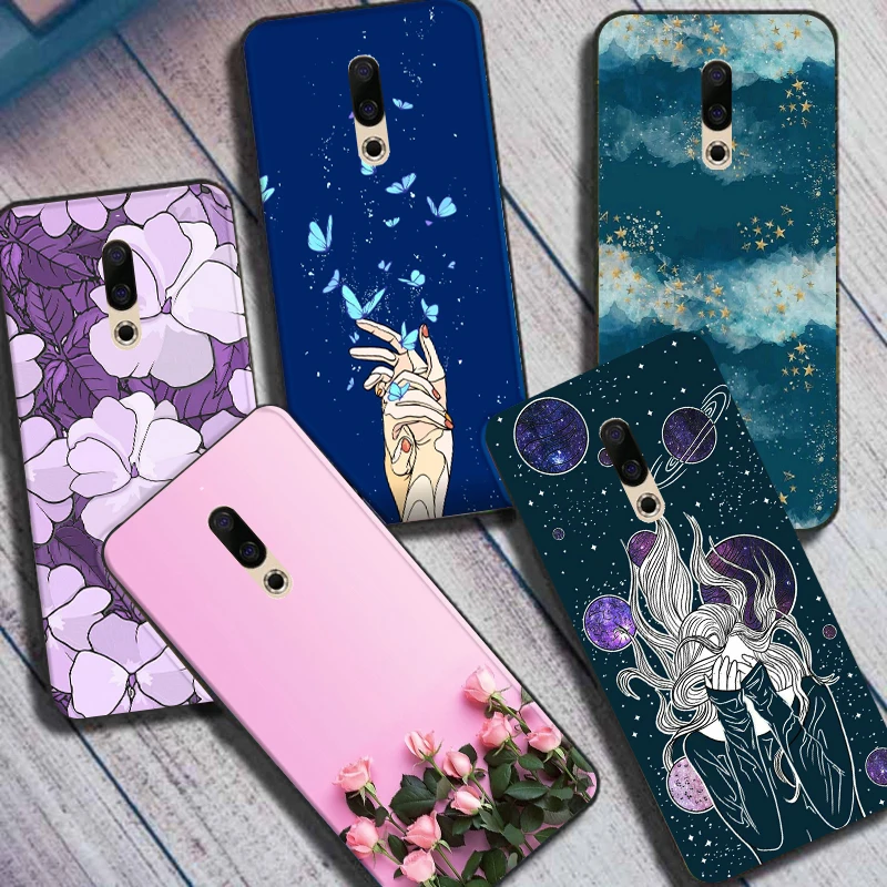 For Meizu 16Xs Case Silicone Cases For Meizu 16 Plus 16X 16Plus Cover Soft TPU Back Covers Bumpers Luxury Fashion cases for meizu back