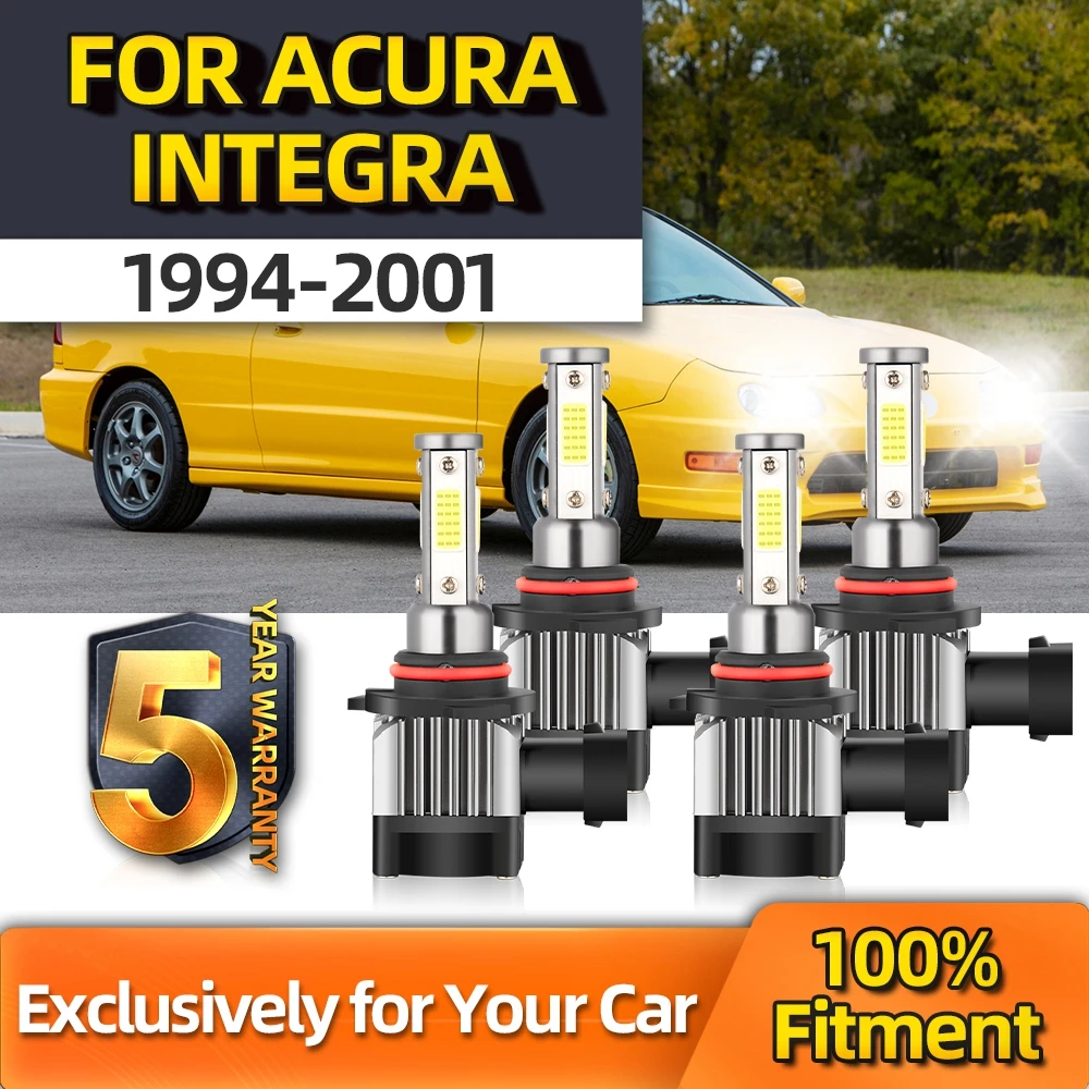 

Crossfox Combo Auto Car Conversion Lamp High 9005 Low 9006 Canbus With Fan 360° Rotatable Socket For Acura Integra 1994-2001