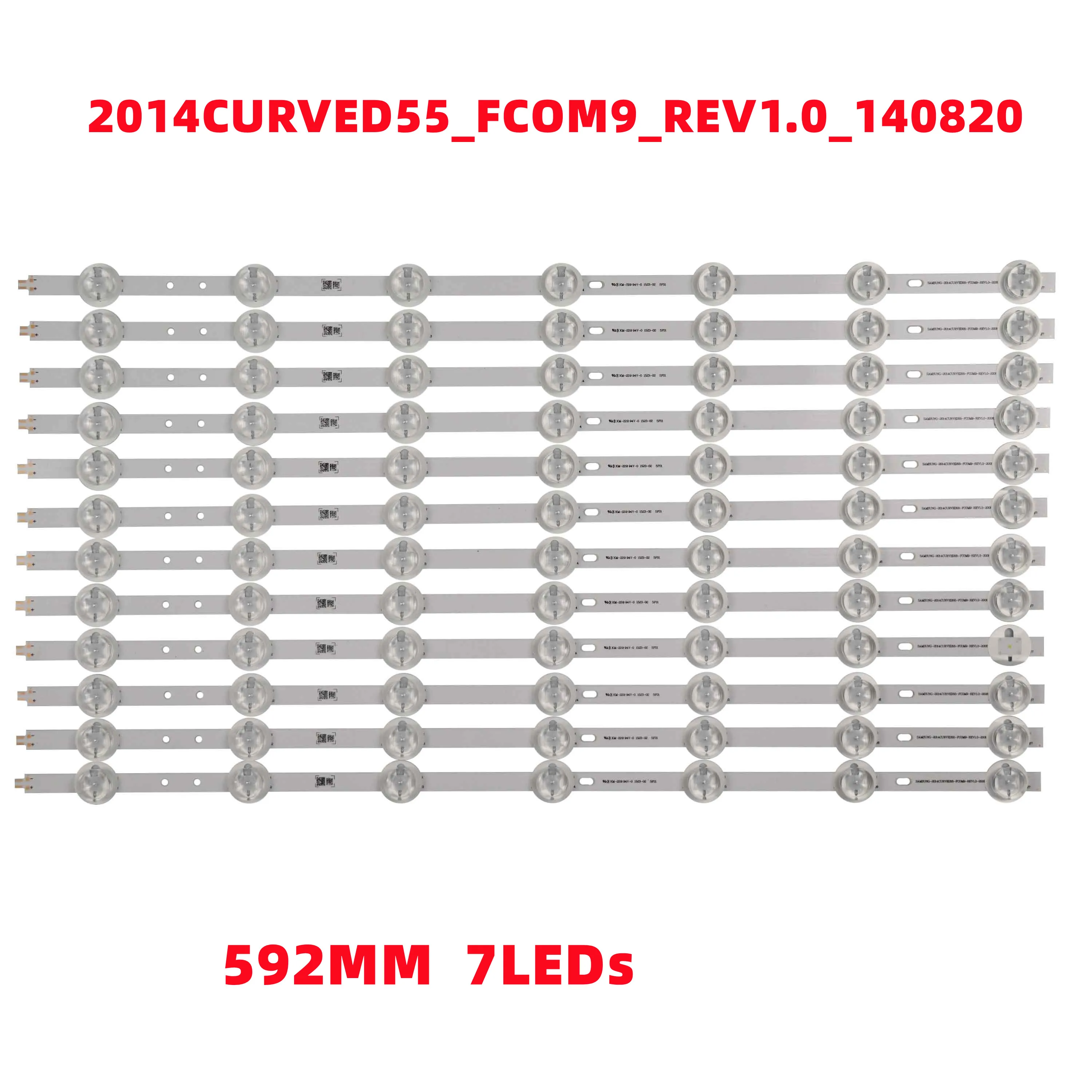 

12 шт./компл. Светодиодная лента для подсветки SAMSUNG 2014CURVED55 FCOM9 REV1.0 140702 55PUS8700 LTA550FW01 SVS550AB5 REV7.1 7COB