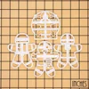 NEW Halloween Gingerbread Man Cookie Cutter Mold Hollow Bat Spider Fondant Embossing Stamp Baking Molds for Halloween Party 3