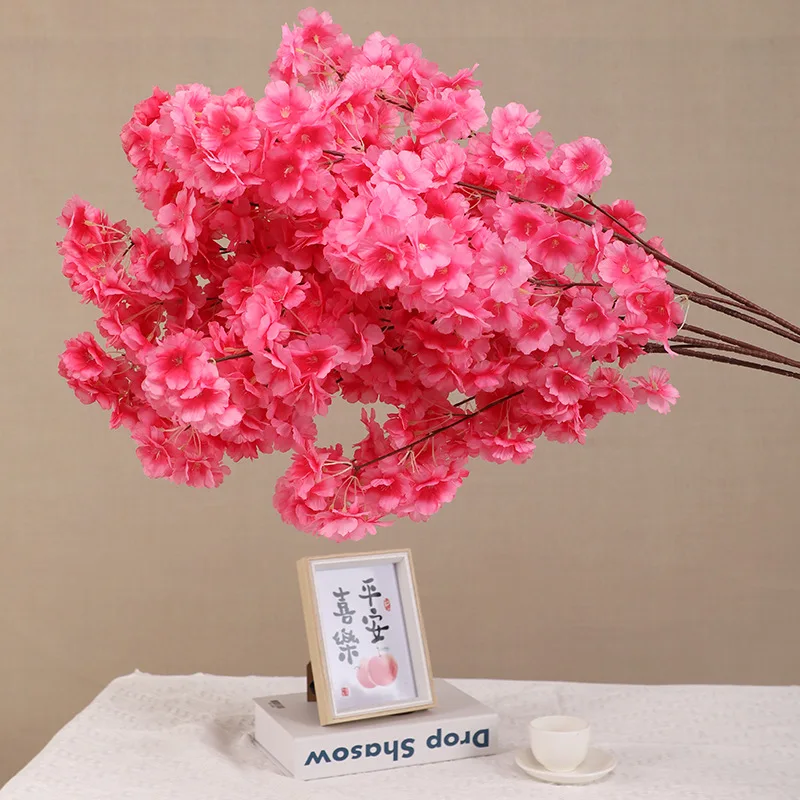 Artificial Encrypted Cherry Blossom Branch Wedding Arch Decoration Indoor Setting Flower