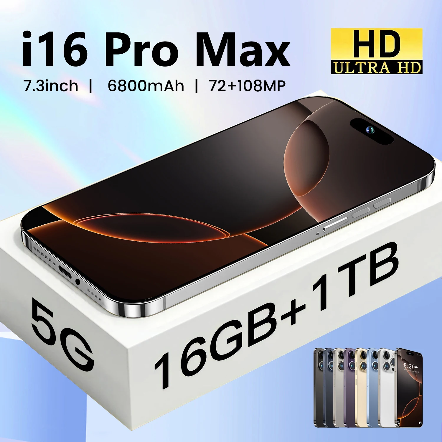 Experience the original i16 phone 16 Pro Max 5G-New 2024 arrival