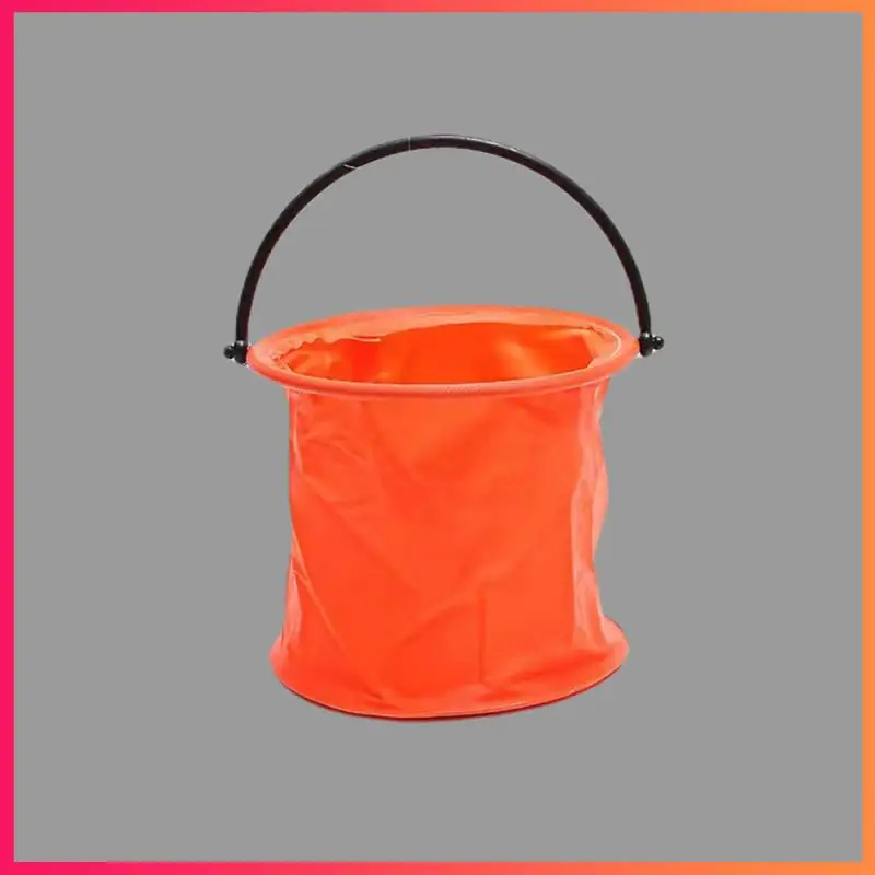 Thicken Portable Multifunctional Folding Fishing Bucket Outdoor Backpack Camping Hiking Trip Fishing Wash Cleaning Tool fishing bucket