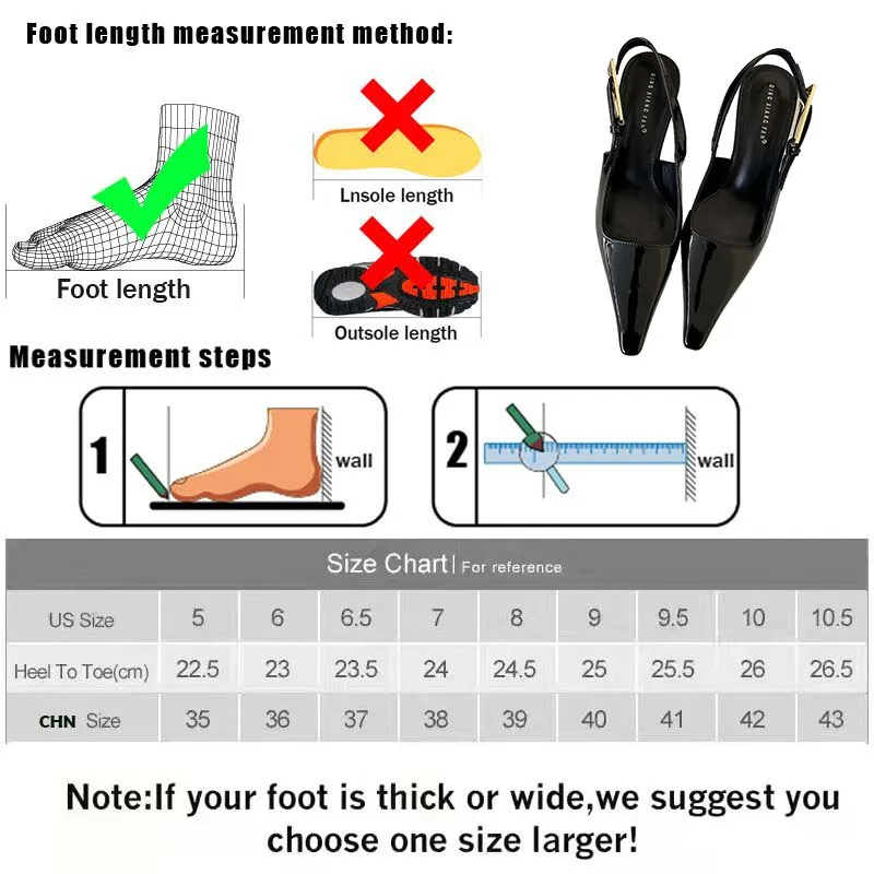 2025 Women Shoes Pumps Sandals Spring Fashion Pointed Toe Slingbacks Female Footwear Summer Ladies Shallow Shoes High Heels 6